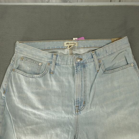 Madewell Curvy Perfect Vintage‎ Jeans Light Wash High Rise Ankle Womens New 32 - Picture 3 of 9